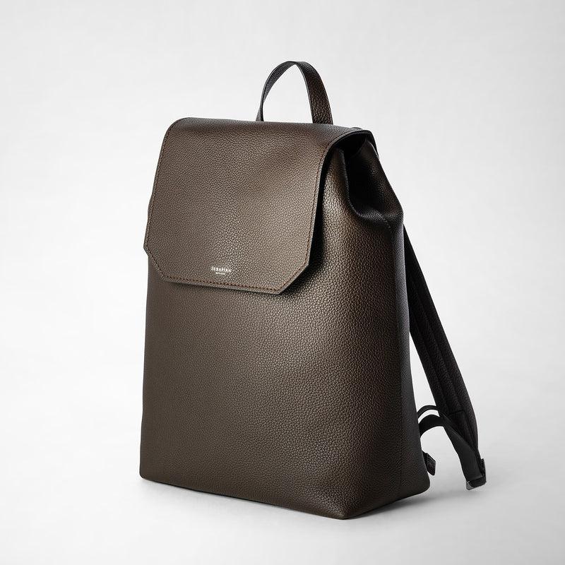 Serapian Day backpack in cachemire leather espresso Qualità Garantita