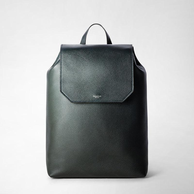 Serapian Day backpack in cachemire leather navy blue Negozi Online