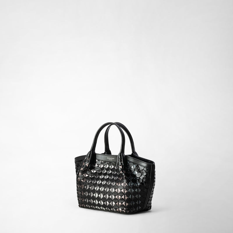 Serapian BORSA SECRET MINI IN MOSAICO ED ELAPHE Promozione Limitata