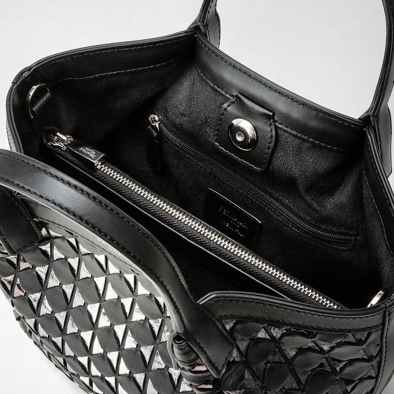 Serapian BORSA SECRET MINI IN MOSAICO ED ELAPHE Promozione Limitata