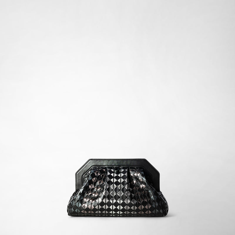 Serapian CLUTCH SECRET IN MOSAICO ED ELAPHE Fino Al -60%