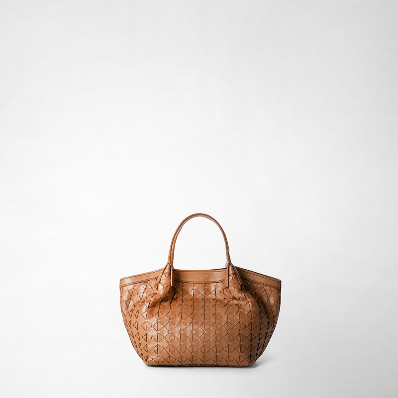 Serapian Mini secret bag in mosaico tan Convenienza