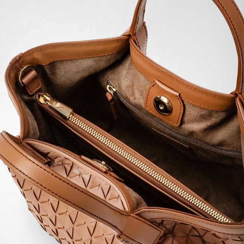 Serapian Mini secret bag in mosaico tan Convenienza