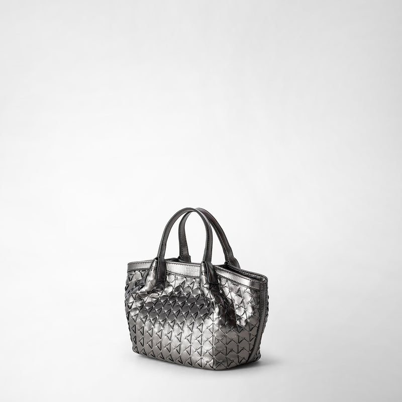 Serapian Mini secret bag in mosaico ruthenium Novità