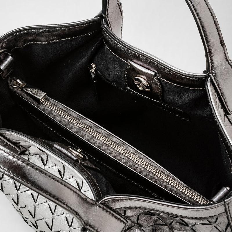 Serapian Mini secret bag in mosaico ruthenium Novità