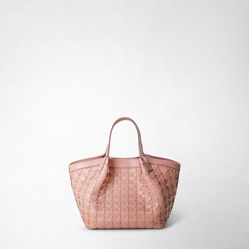 Serapian Borsa secret mini in mosaico blush Offerta