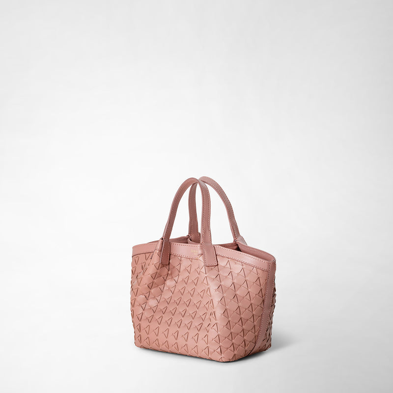 Serapian Borsa secret mini in mosaico blush Offerta