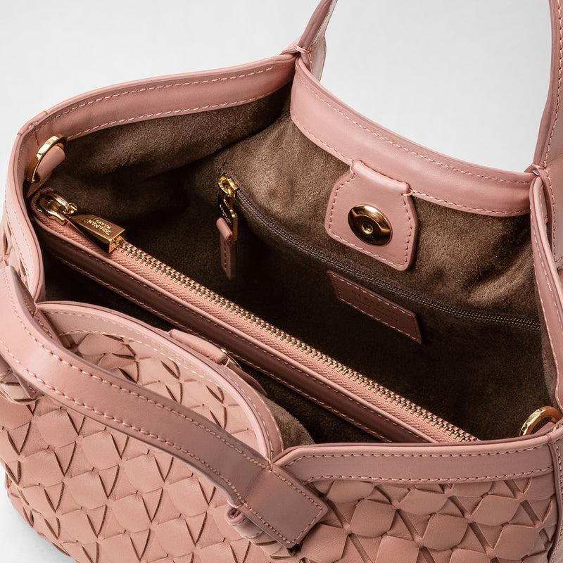 Serapian Borsa secret mini in mosaico blush Offerta