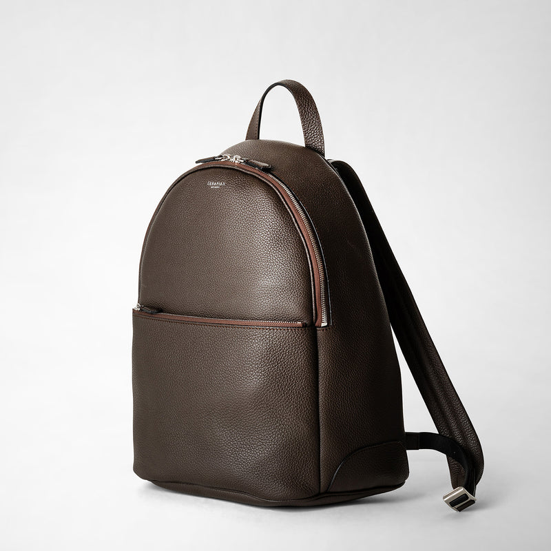 Serapian Backpack in cachemire leather espresso Saldi