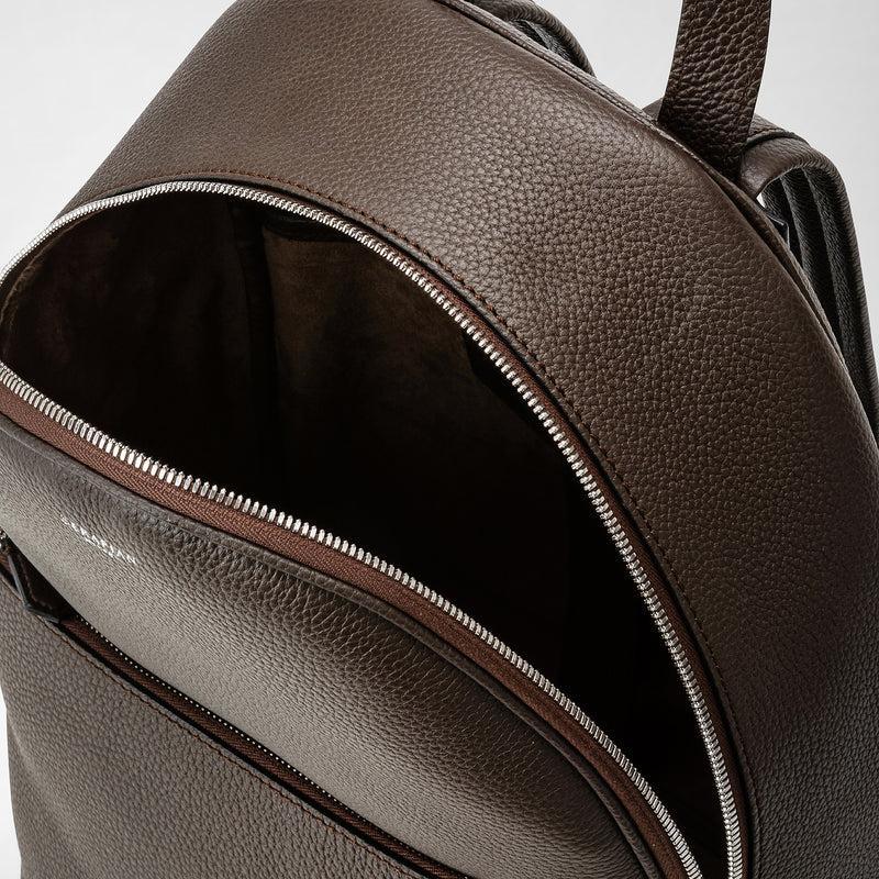 Serapian Backpack in cachemire leather espresso Saldi