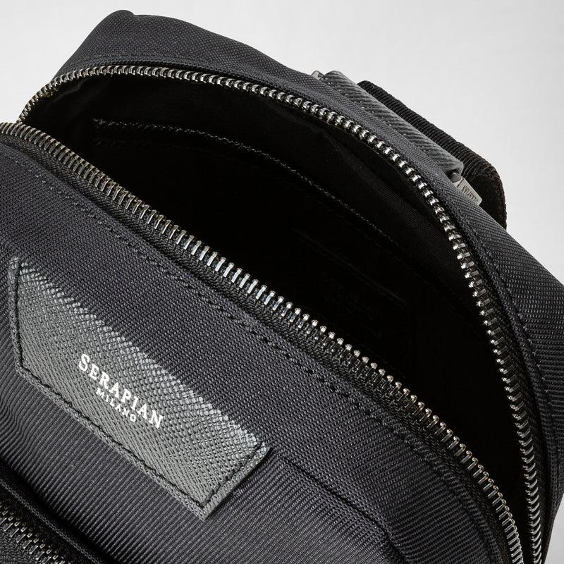 Serapian Sling bag recycled twill evoluzione eclipse black Italia