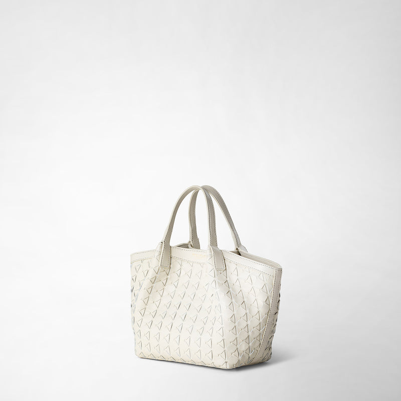 Serapian Borsa secret mini in mosaico panna 2025