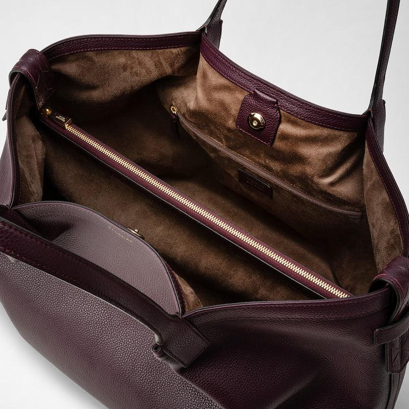 Serapian TOTE BAG SECRET IN PELLE RUGIADA Soddisfazione Garantita
