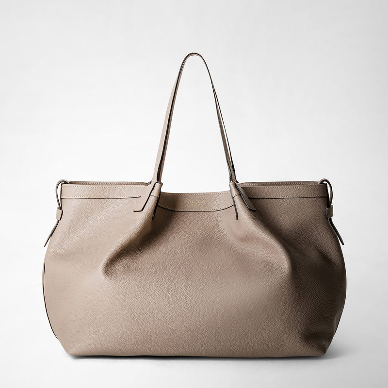 Serapian Tote bag secret in pelle rugiada sahara Qualità Garantita