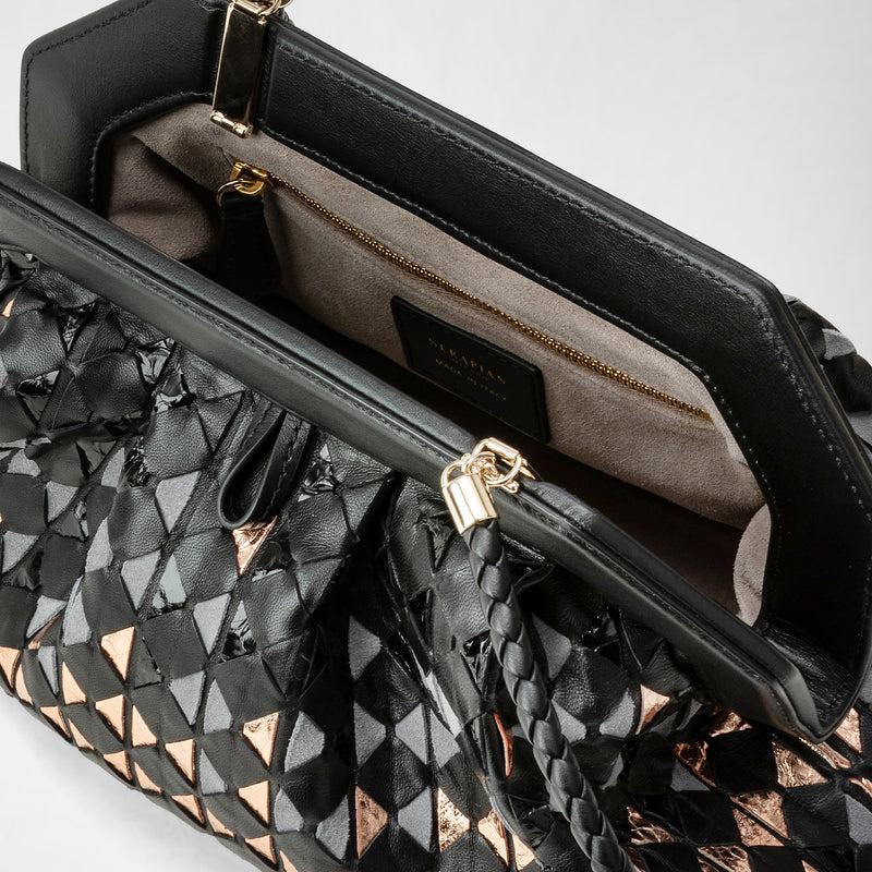 Serapian CLUTCH SECRET IN MOSAICO MESTIERI D'ARTE Affare Del Giorno