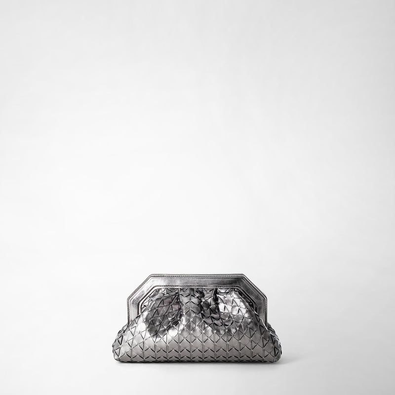 Serapian Secret clutch bag in mosaico ruthenium Novità