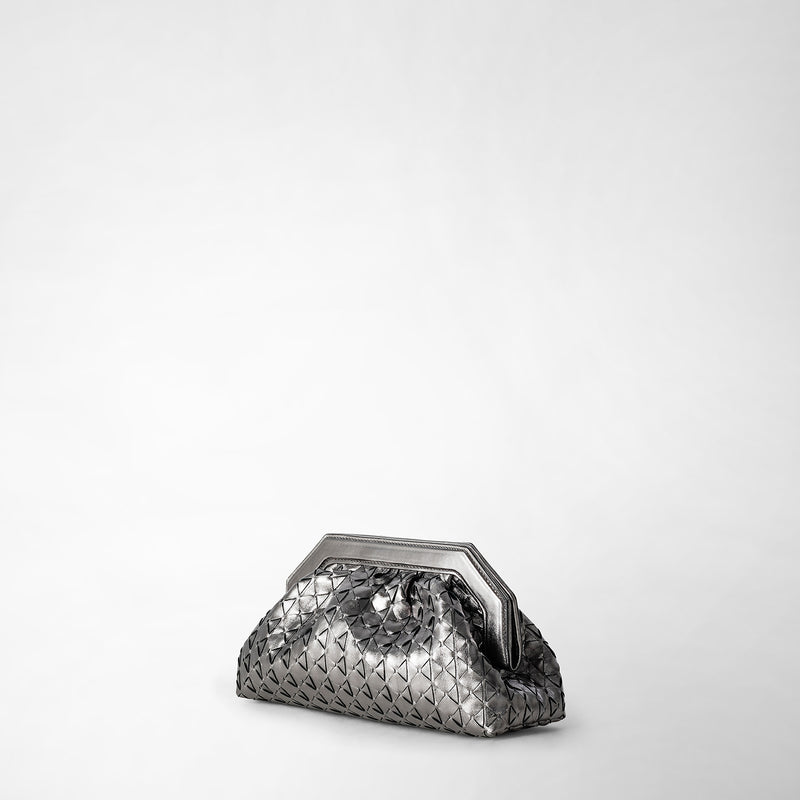 Serapian Secret clutch bag in mosaico ruthenium Novità