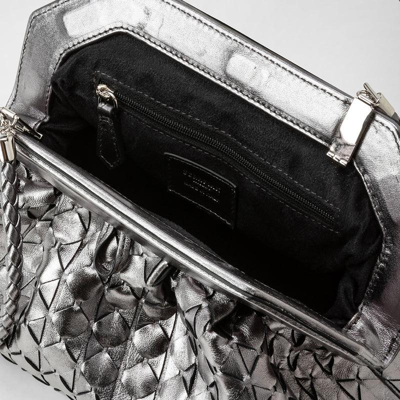 Serapian Secret clutch bag in mosaico ruthenium Novità