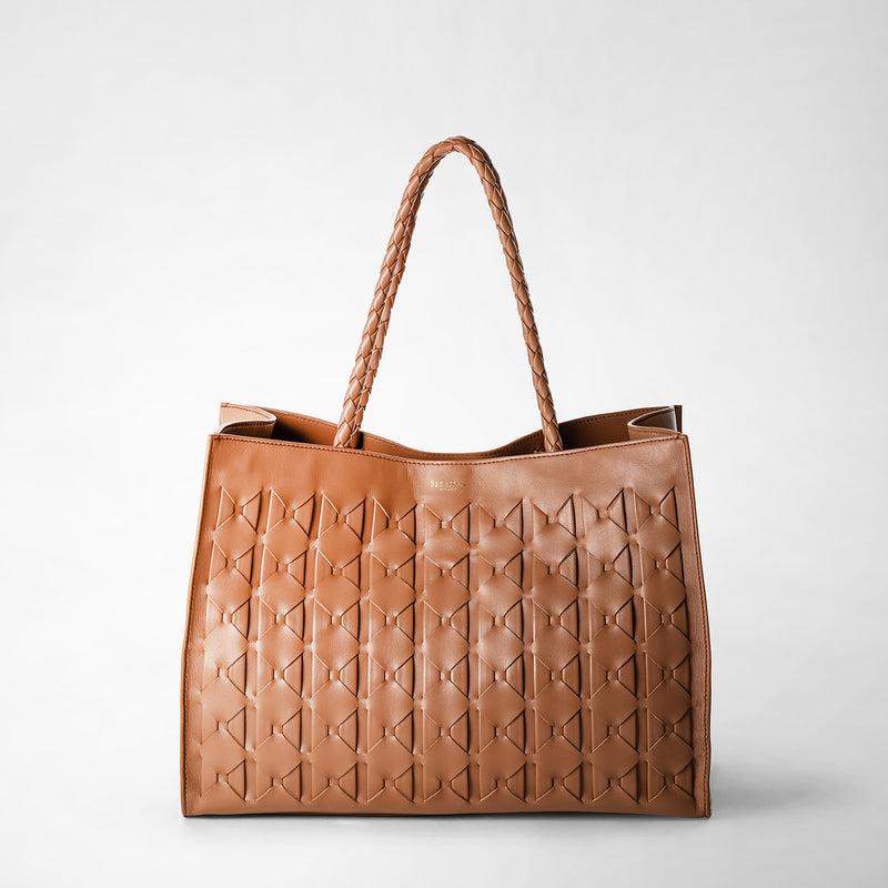 Serapian 1928 tote bag in mosaico tan Offerte