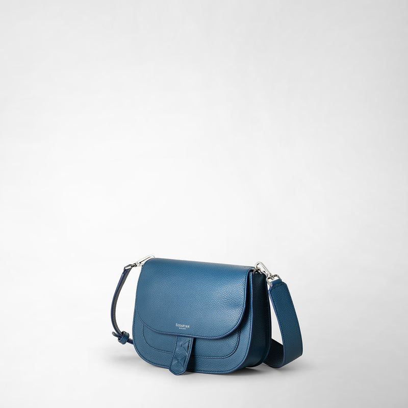 Serapian BORSA LUNA CROSSBODY IN PELLE RUGIADA Negozi Online