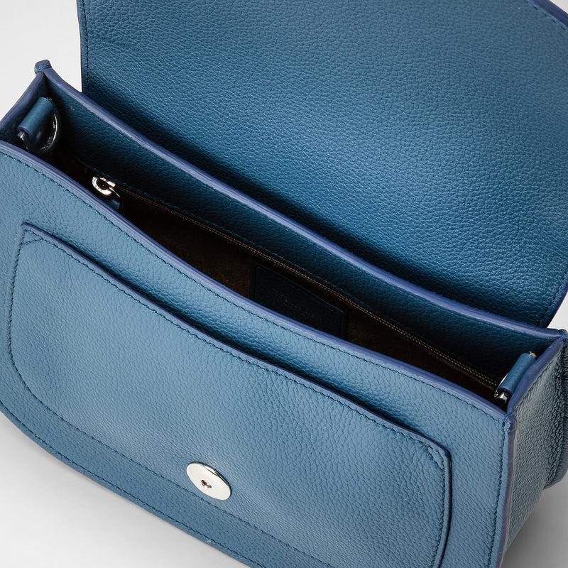 Serapian BORSA LUNA CROSSBODY IN PELLE RUGIADA Negozi Online