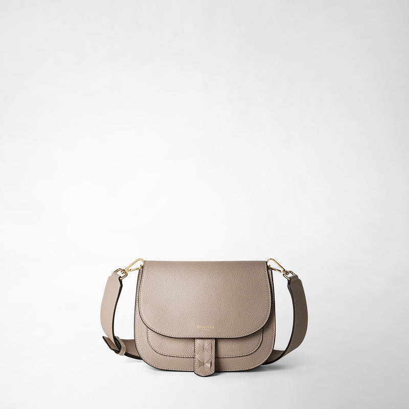 Serapian Borsa luna crossbody in pelle rugiada sahara Acquista Ora