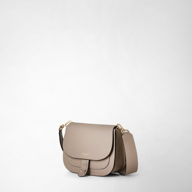Serapian Borsa luna crossbody in pelle rugiada sahara Acquista Ora