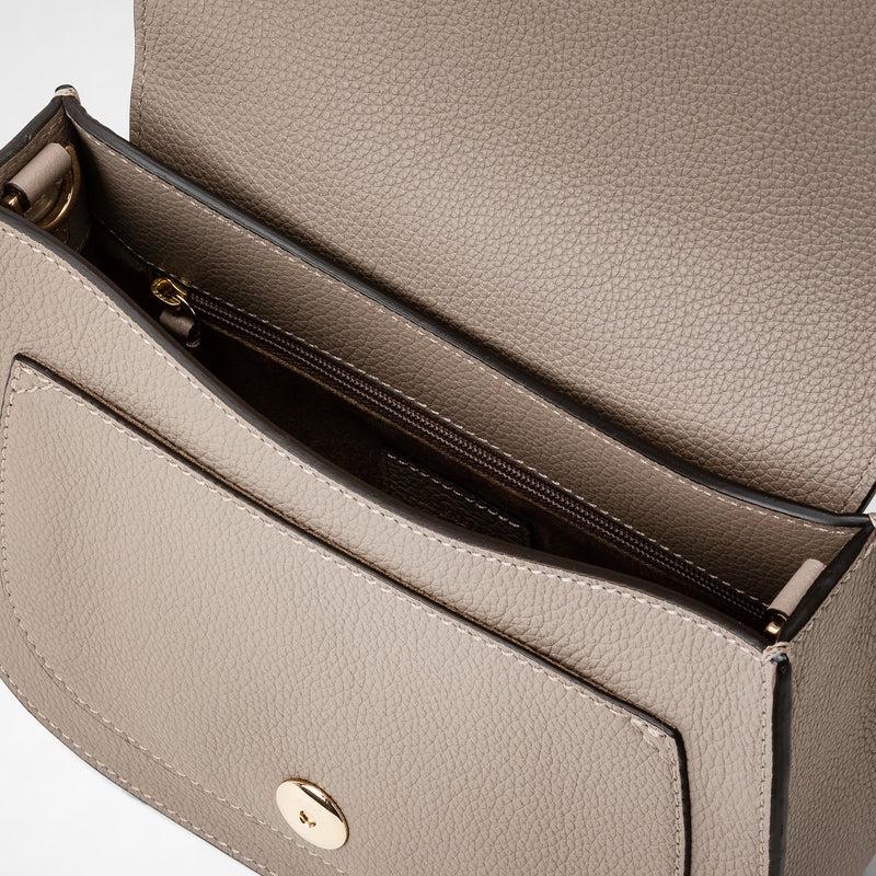Serapian Borsa luna crossbody in pelle rugiada sahara Acquista Ora
