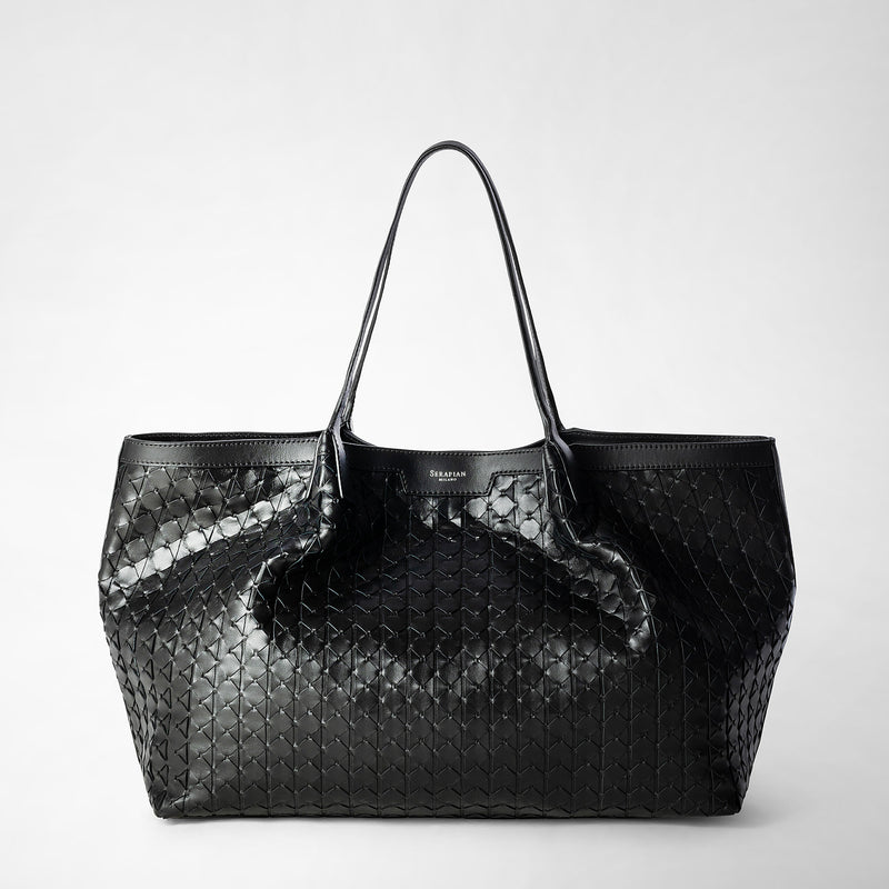 Serapian Secret tote bag in mosaico black Hotsell