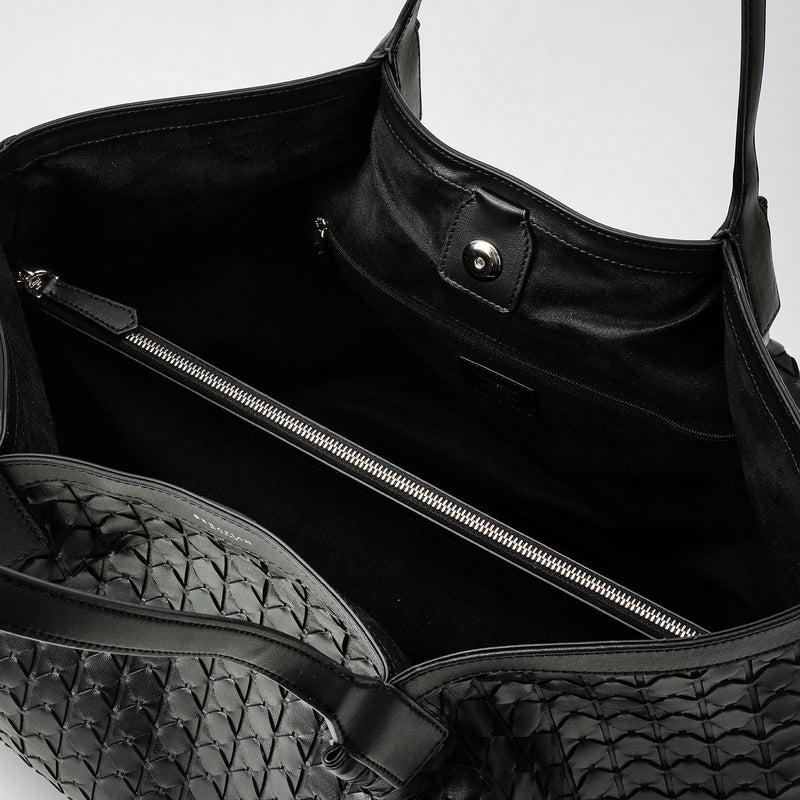 Serapian Secret tote bag in mosaico black Hotsell