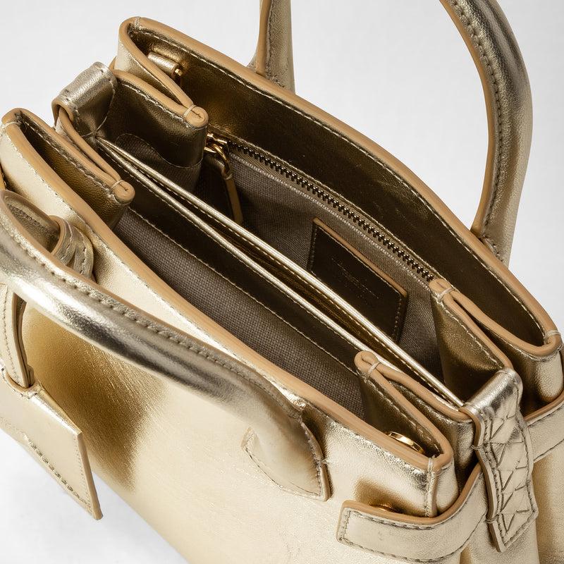 Serapian BORSA A MANO MINI MELINÉ IN PELLE SETA In Saldo
