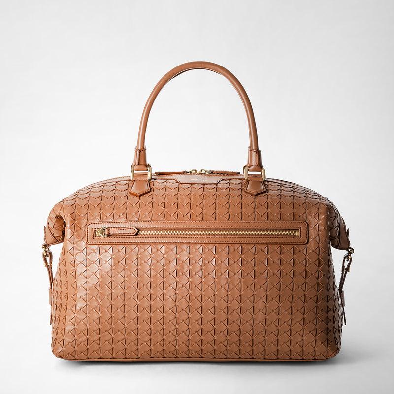 Serapian Travel bag in mosaico tan Italia