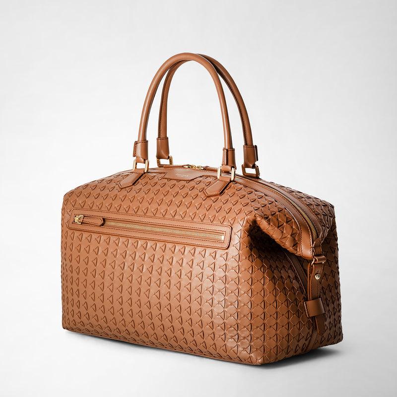 Serapian Travel bag in mosaico tan Italia