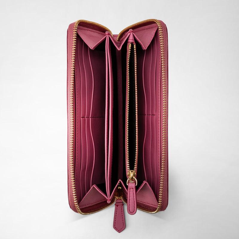 Serapian Zip-around wallet in mosaico petal Qualità Garantita