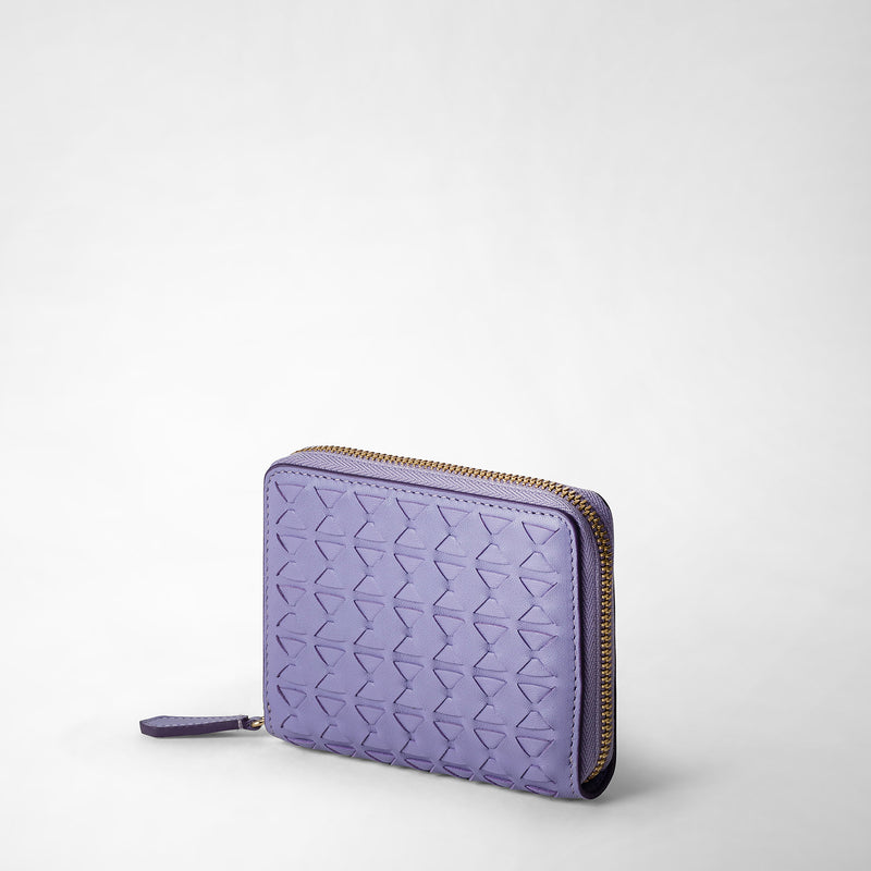 Serapian PORTAFOGLIO MINI CON ZIP IN MOSAICO Consegna Veloce