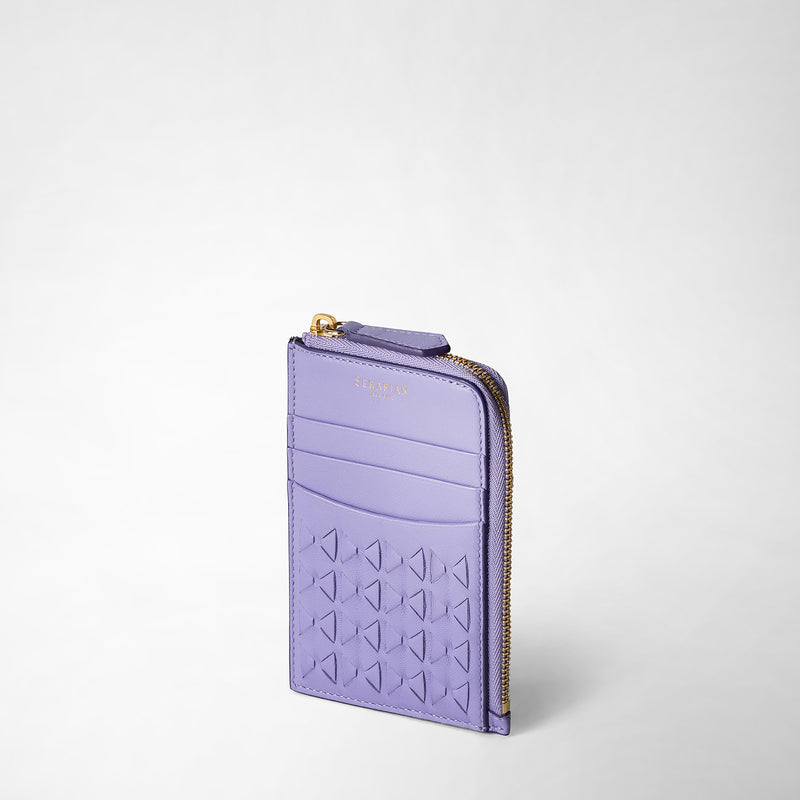 Serapian PORTACARTE CON ZIP IN MOSAICO Sconto
