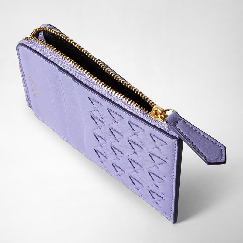Serapian PORTACARTE CON ZIP IN MOSAICO Sconto
