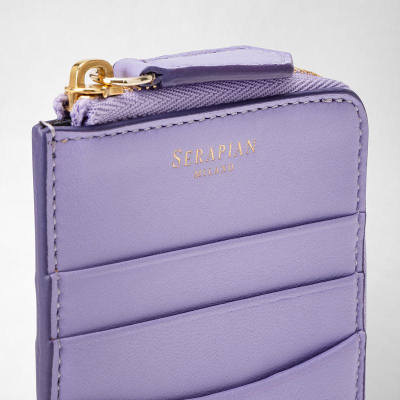 Serapian PORTACARTE CON ZIP IN MOSAICO Sconto