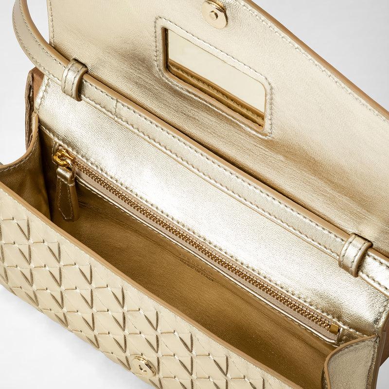Serapian CLUTCH CON TRACOLLA IN MOSAICO In Linea