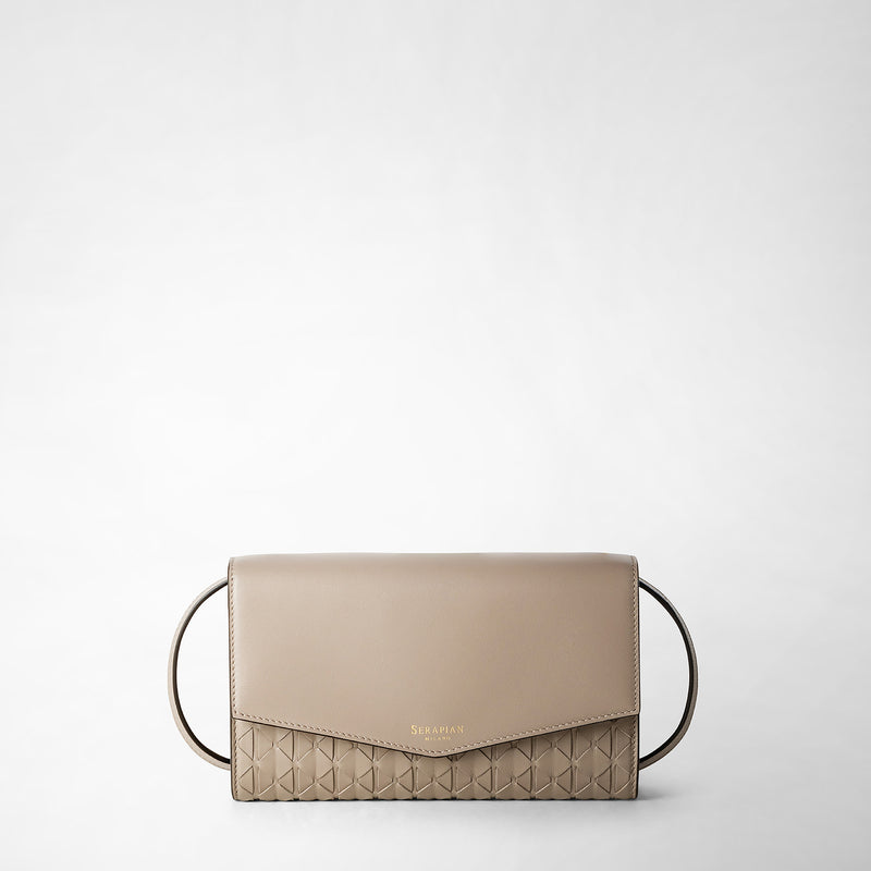 Serapian Clutch con tracolla in mosaico sahara Spedizione Gratuita