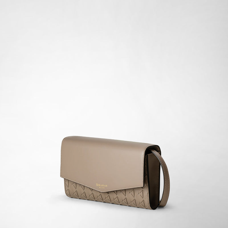 Serapian Clutch con tracolla in mosaico sahara Spedizione Gratuita