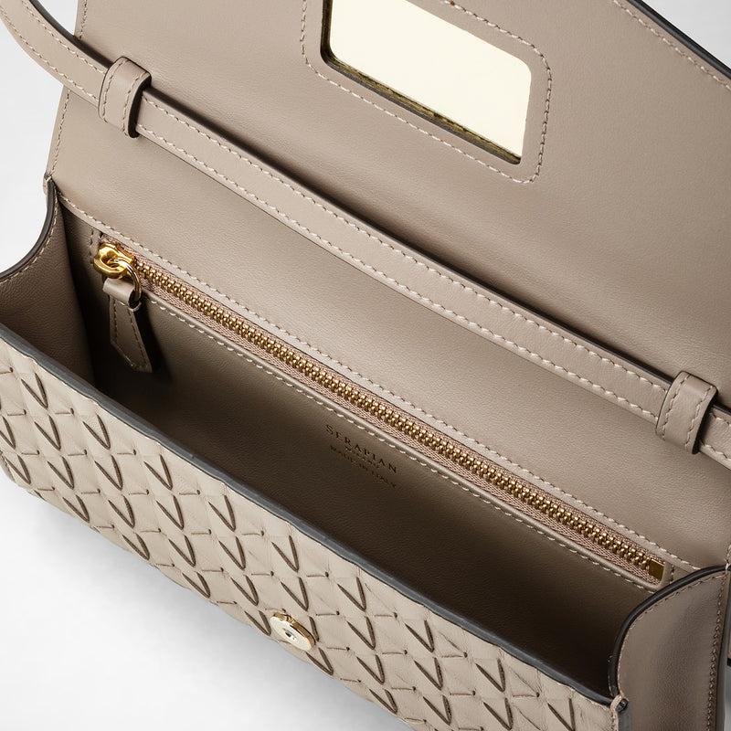 Serapian Clutch con tracolla in mosaico sahara Spedizione Gratuita