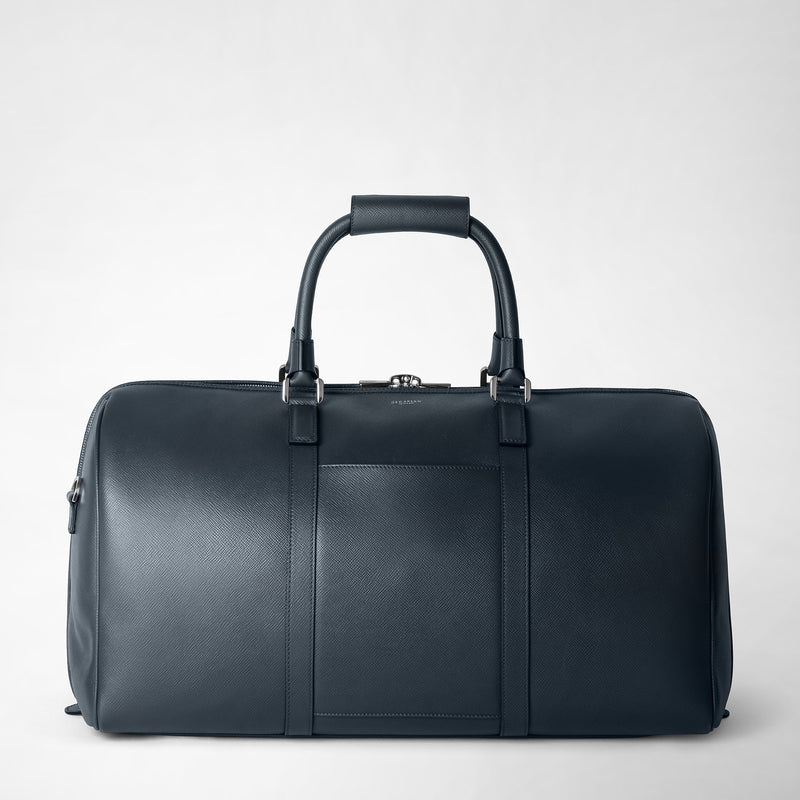 Serapian Borsa da viaggio in pelle evoluzione blu navy Affare Del Giorno
