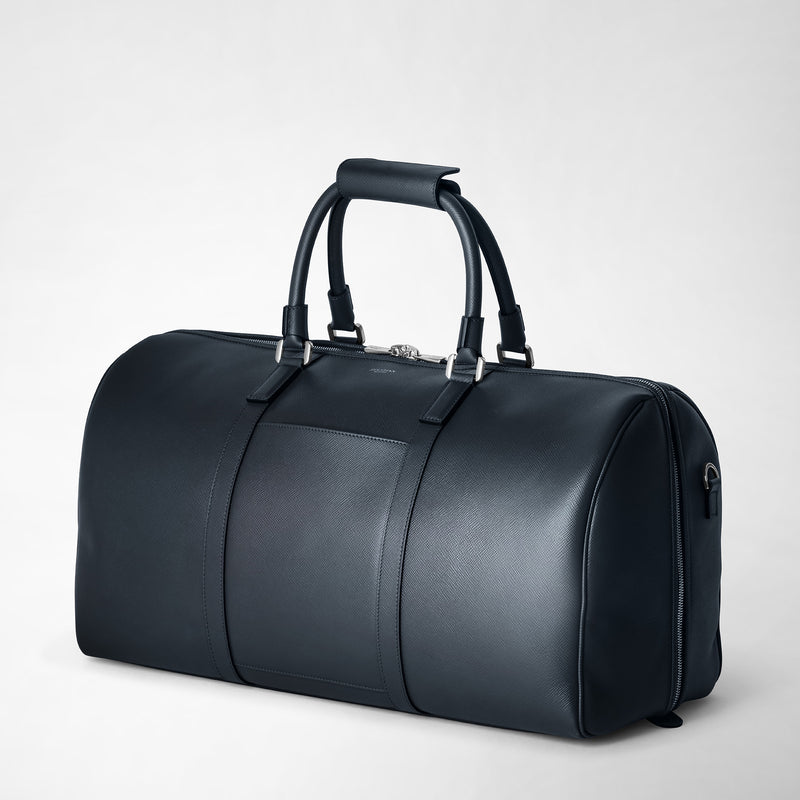 Serapian Borsa da viaggio in pelle evoluzione blu navy Affare Del Giorno