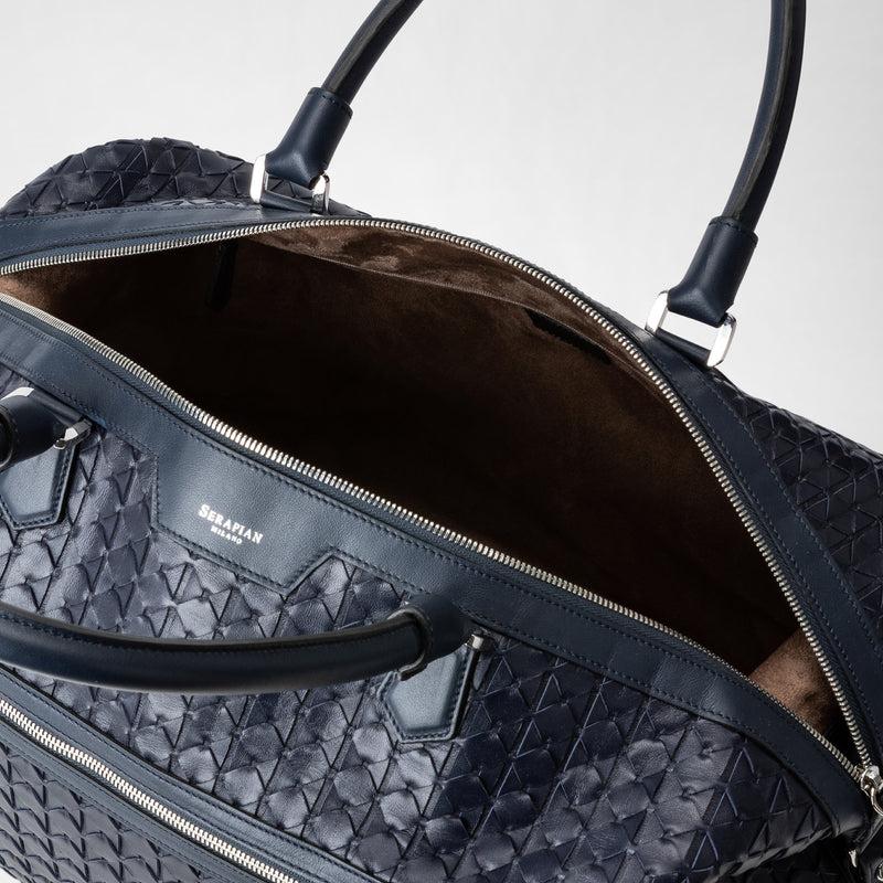 Serapian Travel bag in mosaico navy blue Online