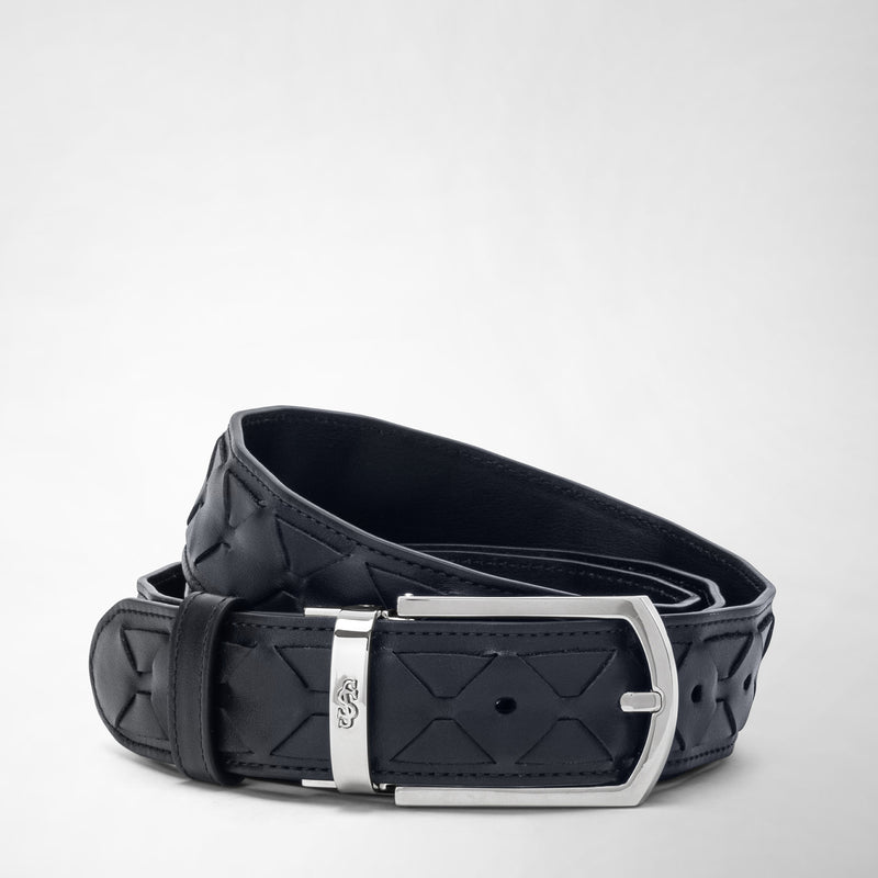 Serapian Belt in mosaico navy blue Saldi