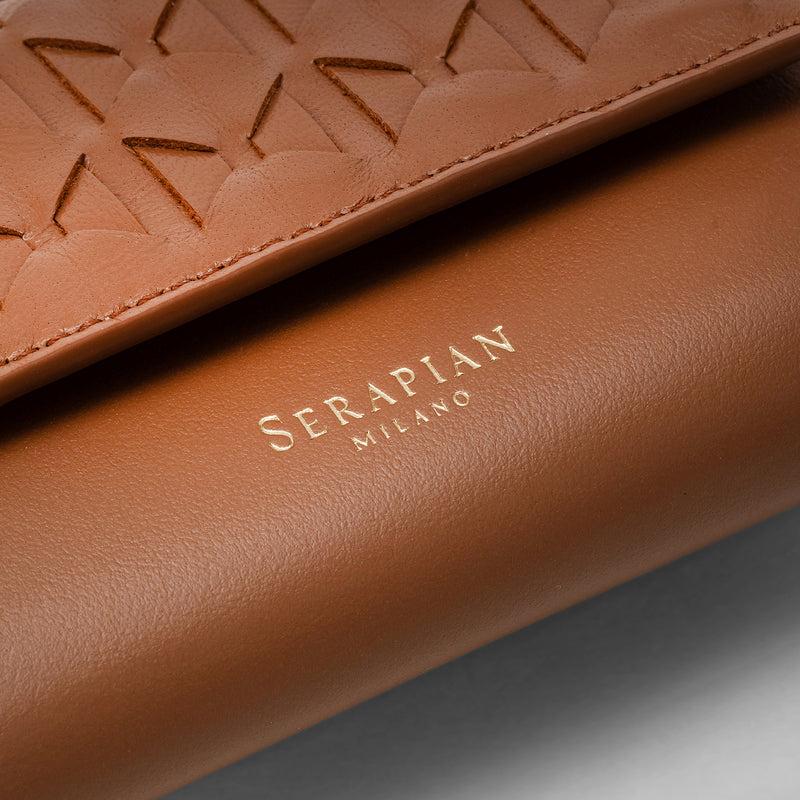 Serapian PORTAFOGLIO TRI-FOLD IN MOSAICO In Linea