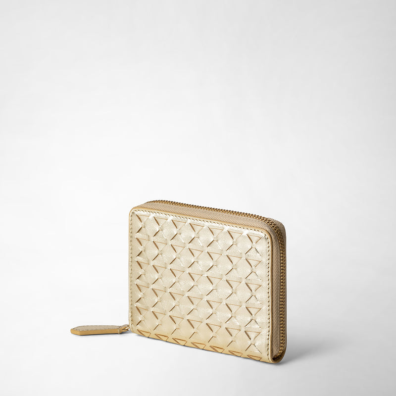 Serapian PORTAFOGLIO MINI CON ZIP IN MOSAICO Qualità
