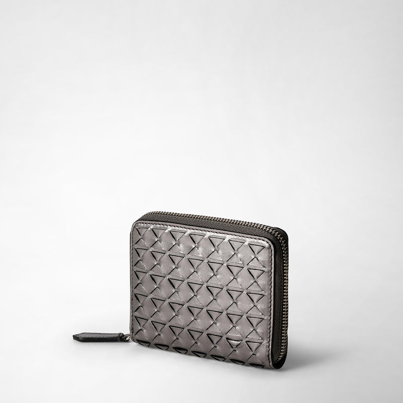 Serapian PORTAFOGLIO MINI CON ZIP IN MOSAICO Soddisfazione Garantita