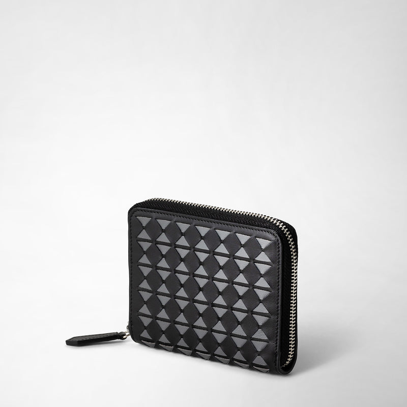 Serapian PORTAFOGLIO MINI CON ZIP IN MOSAICO Sottocosto